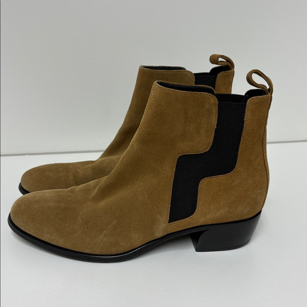 Pierre Hardy Gypsy Tan Suede Ankle Boots